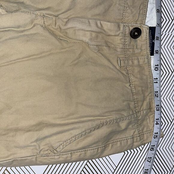 American Eagle Khaki Pants Original Straight Men's 30 X 30 Tan Classic Business - Picture 9 of 11